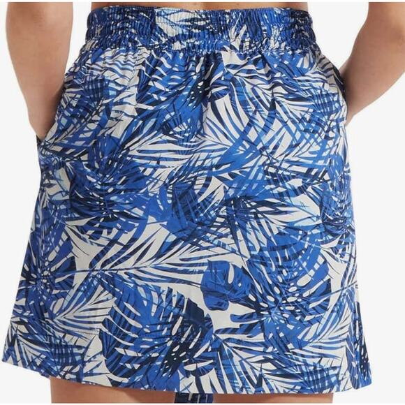 Speedo Women's Lightweight Swim Skort "Blue Palms" NWT Size Large - Picture 2 of 12